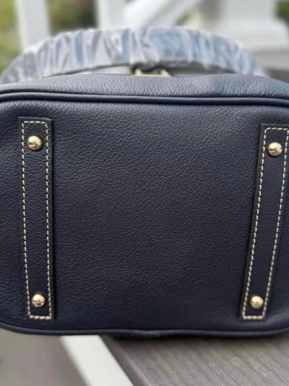 Dooney & Bourke NWT Sorrento Drawstring
Bag in Navy 14" × 11.5" - Picture 3 of 4